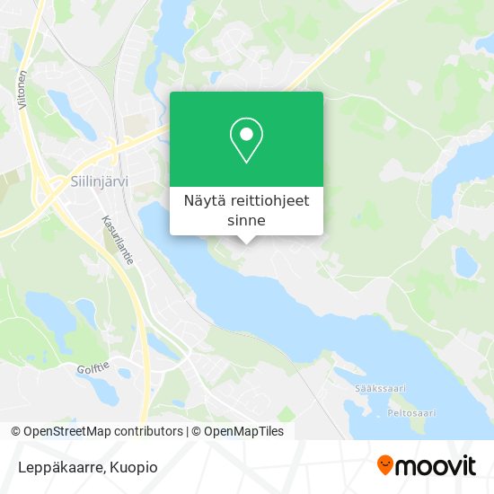 Leppäkaarre kartta