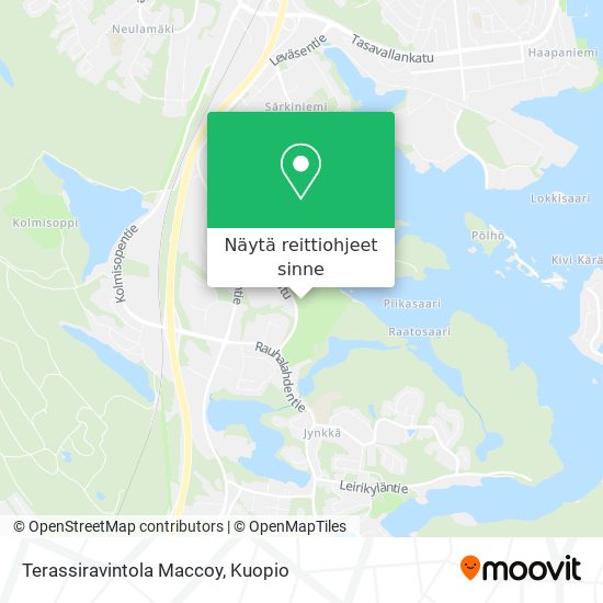 Terassiravintola Maccoy kartta
