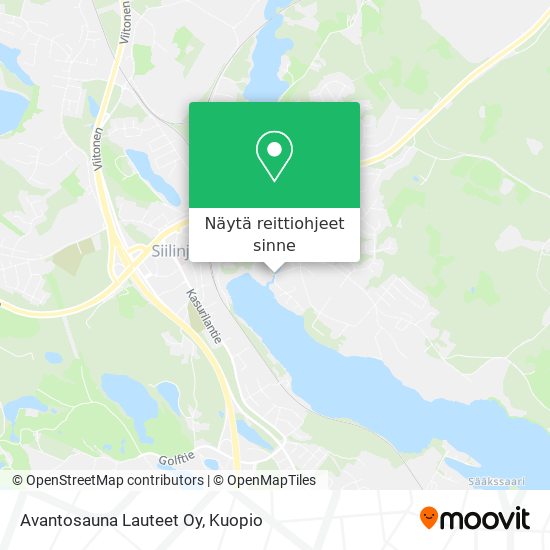 Kuinka päästä kohteeseen Avantosauna Lauteet Oy paikassa Siilinjärvi  kulkuvälineellä Bussi?