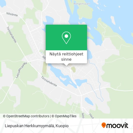 Liepuskan Herkkumyymälä kartta