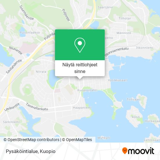 Pysäköintialue kartta