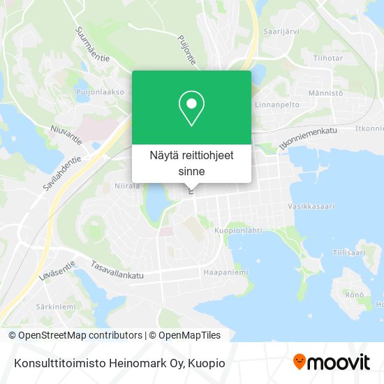 Konsulttitoimisto Heinomark Oy kartta