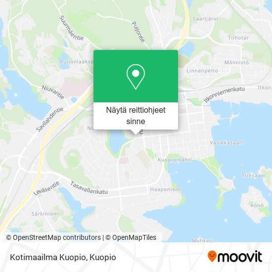 Kotimaailma Kuopio kartta