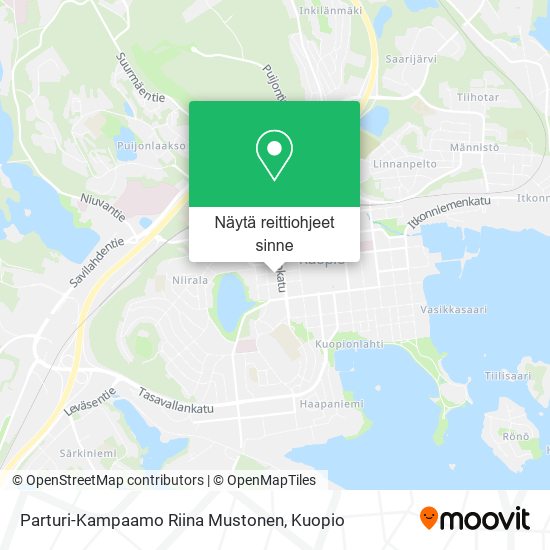 Parturi-Kampaamo Riina Mustonen kartta