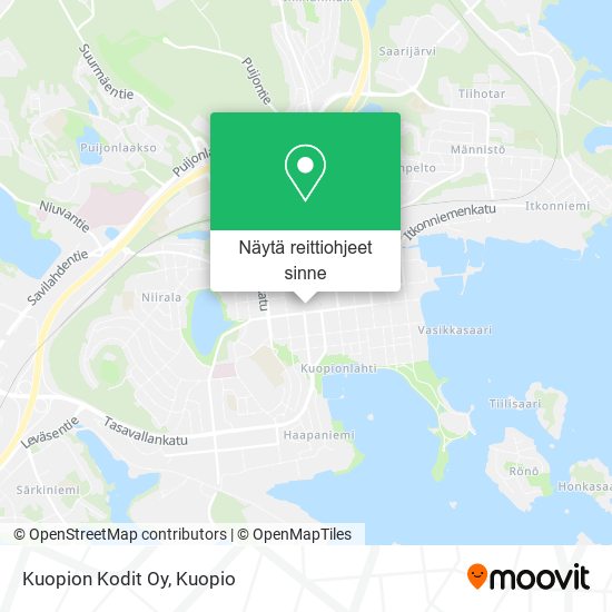 Kuopion Kodit Oy kartta
