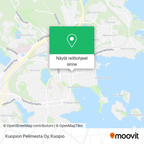 Kuopion Pelimesta Oy kartta