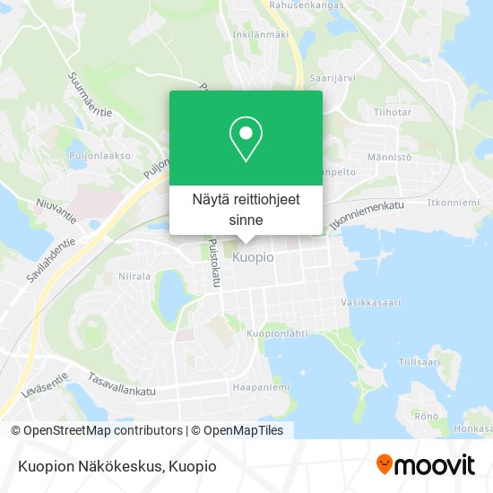 Kuopion Näkökeskus kartta