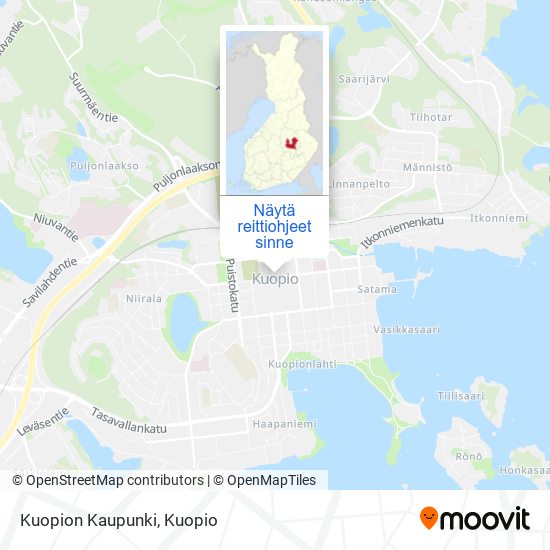 Kuopion Kaupunki kartta