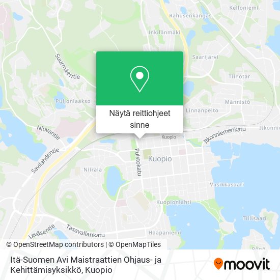 Itä-Suomen Avi Maistraattien Ohjaus- ja Kehittämisyksikkö kartta