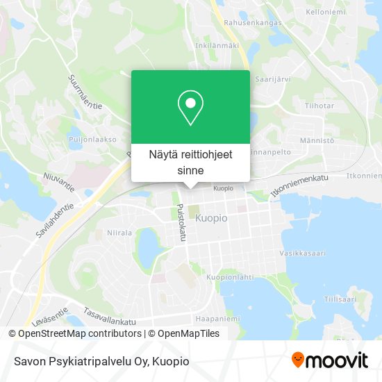 Savon Psykiatripalvelu Oy kartta