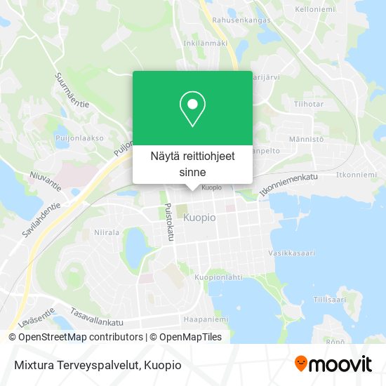 Mixtura Terveyspalvelut kartta