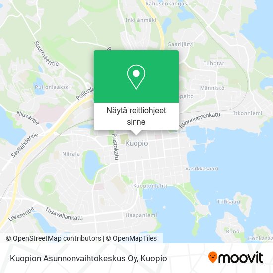 Kuopion Asunnonvaihtokeskus Oy kartta