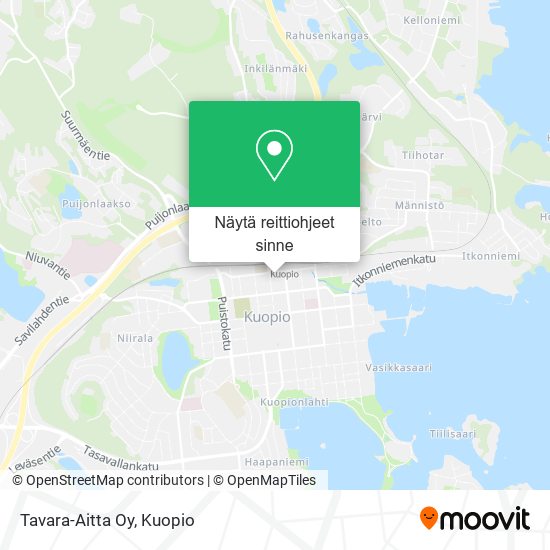 Tavara-Aitta Oy kartta