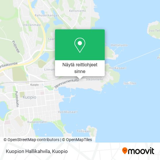 Kuopion Hallikahvila kartta