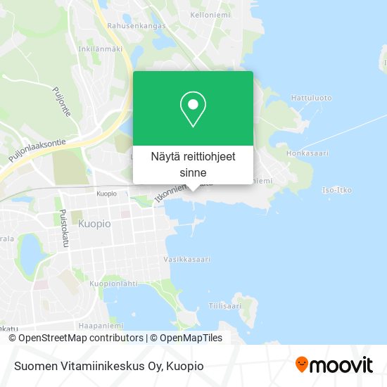 Suomen Vitamiinikeskus Oy kartta