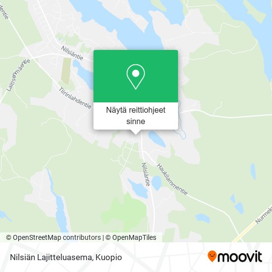 Nilsiän Lajitteluasema kartta