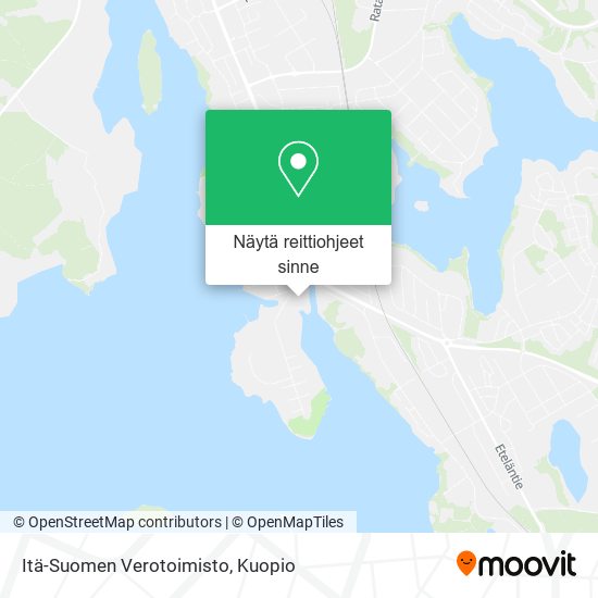 Itä-Suomen Verotoimisto kartta