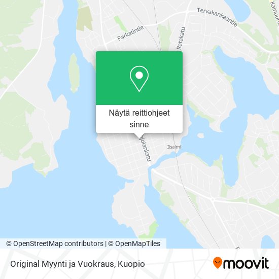 Original Myynti ja Vuokraus kartta