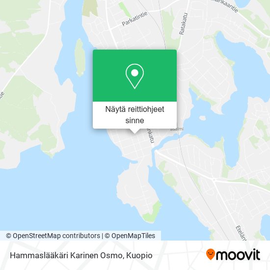 Hammaslääkäri Karinen Osmo kartta