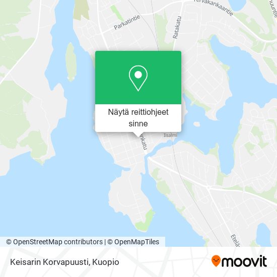 Keisarin Korvapuusti kartta