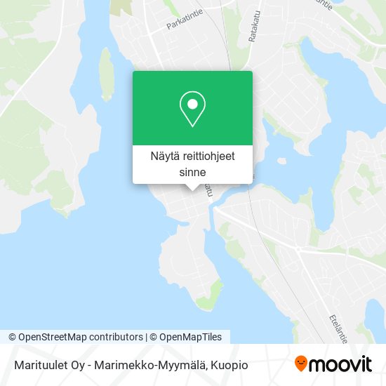 Marituulet Oy - Marimekko-Myymälä kartta