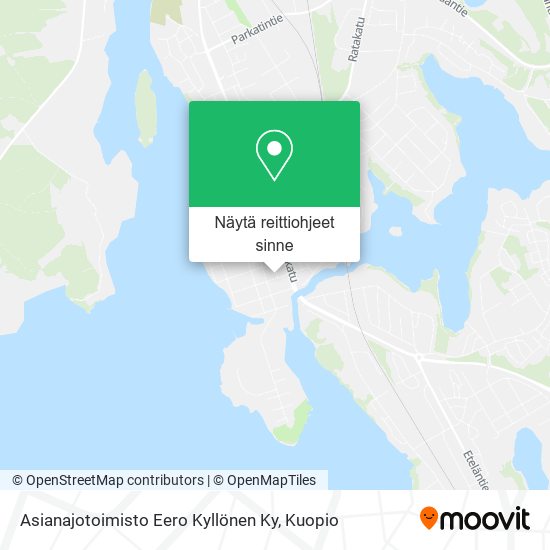 Asianajotoimisto Eero Kyllönen Ky kartta