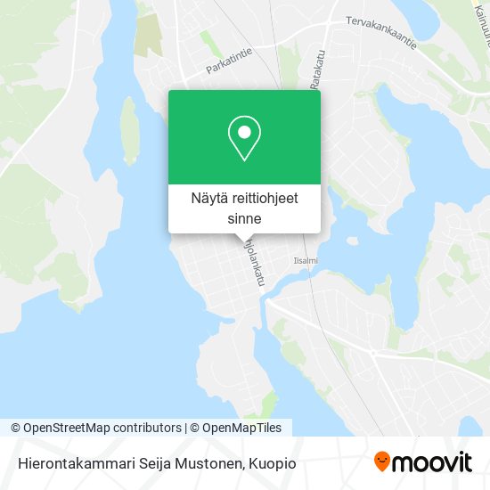 Hierontakammari Seija Mustonen kartta