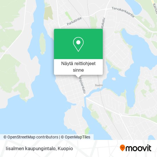 Iisalmen kaupungintalo kartta