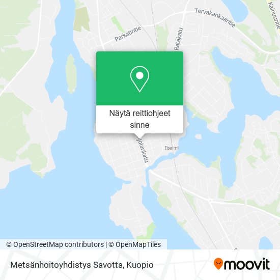 Metsänhoitoyhdistys Savotta kartta