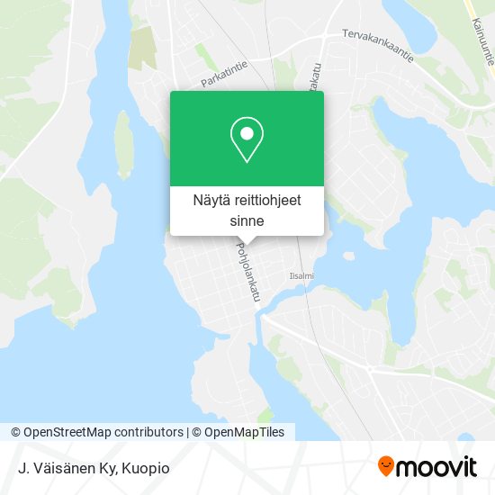 J. Väisänen Ky kartta