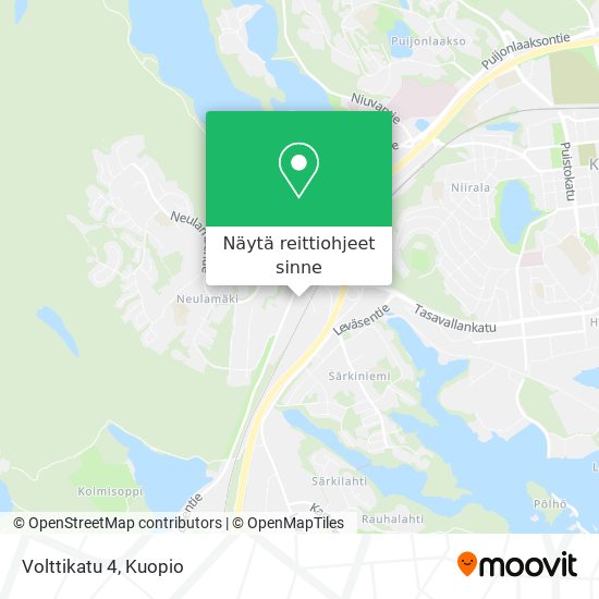 Volttikatu 4 kartta