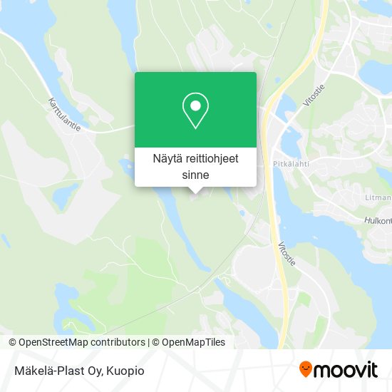 Mäkelä-Plast Oy kartta