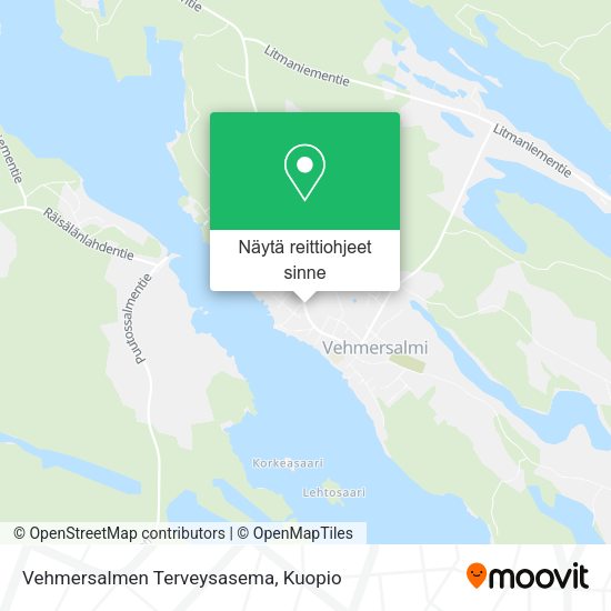Vehmersalmen Terveysasema kartta