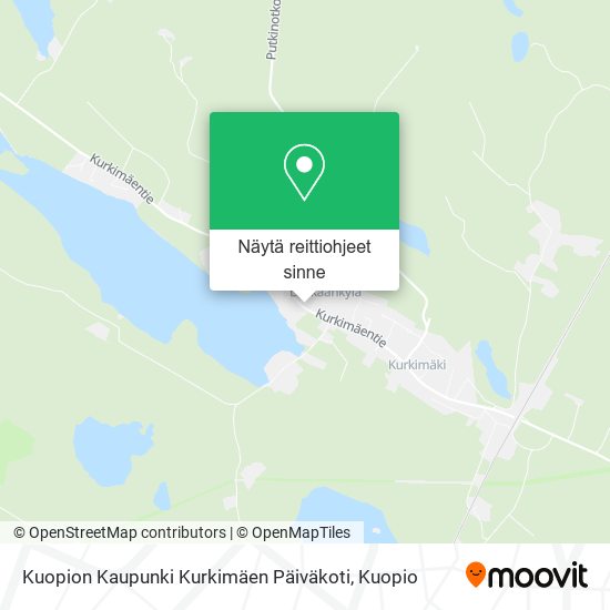 Kuopion Kaupunki Kurkimäen Päiväkoti kartta