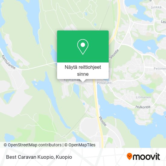 Best Caravan Kuopio kartta