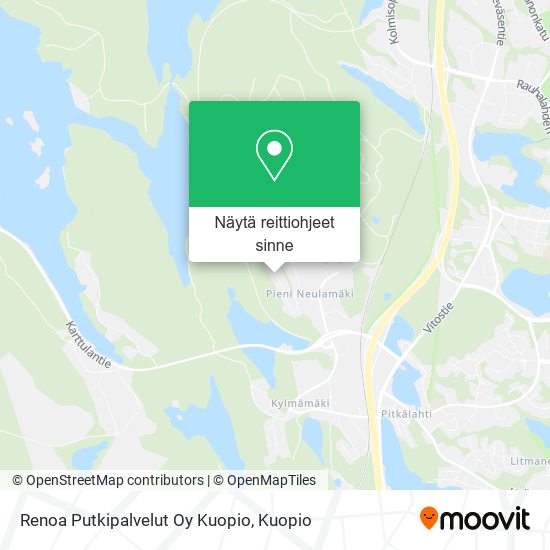 Renoa Putkipalvelut Oy Kuopio kartta