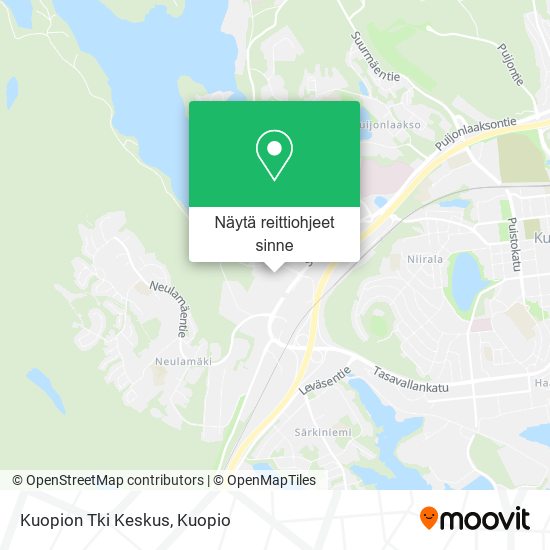 Kuopion Tki Keskus kartta