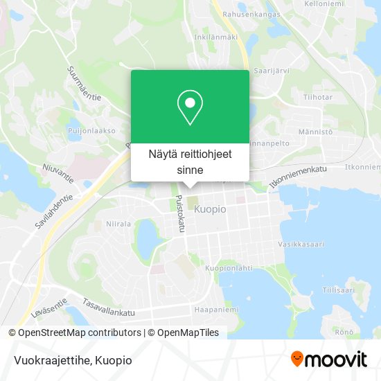 Vuokraajettihe kartta