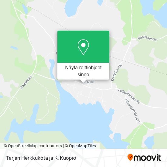 Tarjan Herkkukota ja K kartta