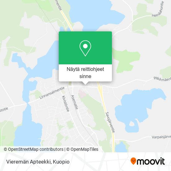 Vieremän Apteekki kartta