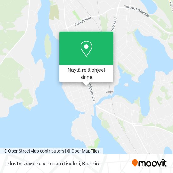 Plusterveys Päiviönkatu Iisalmi kartta