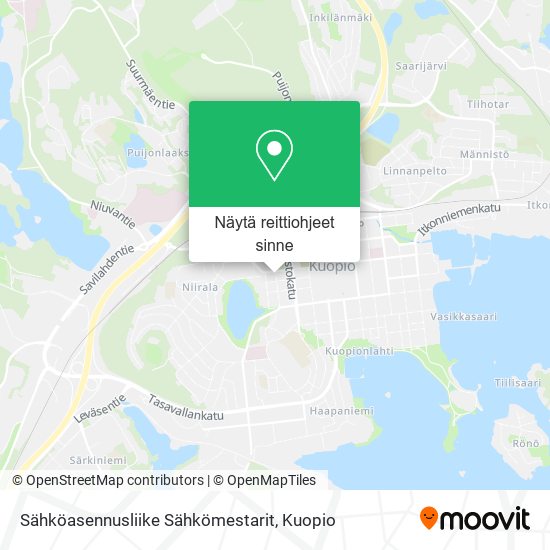 Sähköasennusliike Sähkömestarit kartta