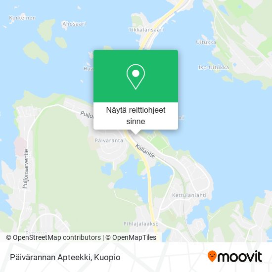 Päivärannan Apteekki kartta