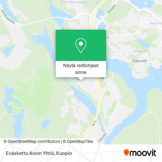 Eväskettu Avoin Yhtiö kartta