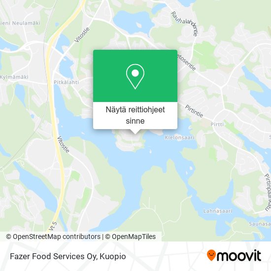 Fazer Food Services Oy kartta