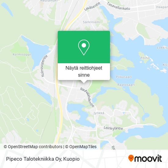 Pipeco Talotekniikka Oy kartta