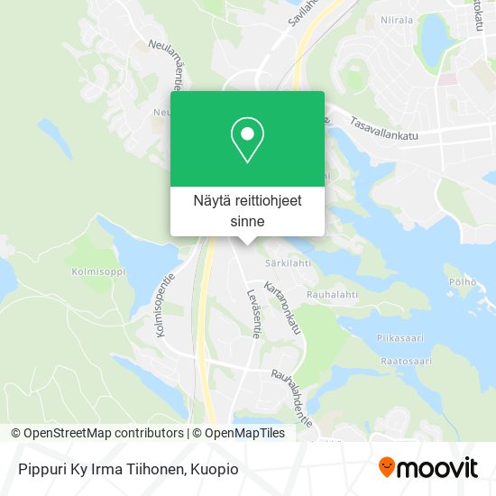 Pippuri Ky Irma Tiihonen kartta