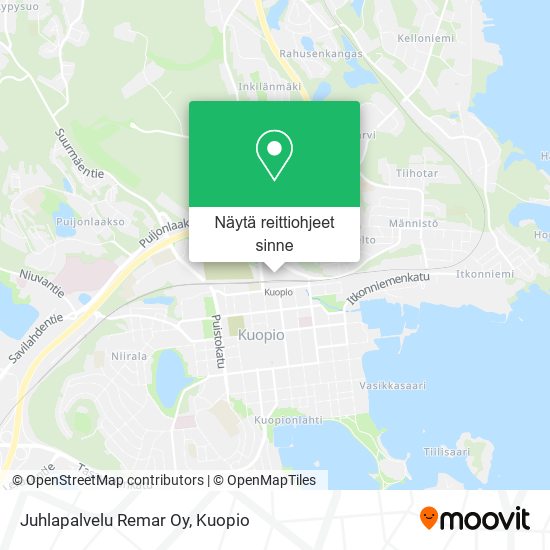 Juhlapalvelu Remar Oy kartta
