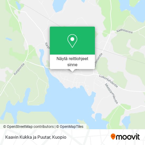 Kaavin Kukka ja Puutar kartta