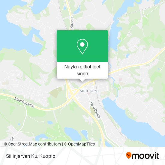 Siilinjarven Ku kartta